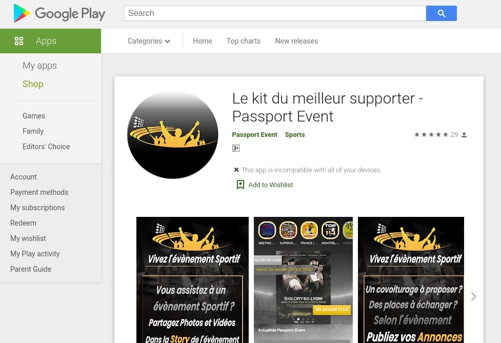 Passport Event
